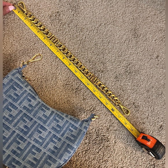 NWT* FENDI Mini Fendigraphy Denim FF bag - Picture 17 of 17